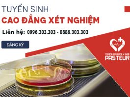 Địa chỉ đào tạo Cao đẳng Xét nghiệm đạt chuẩn đầu ra Bộ Y tế năm 2018